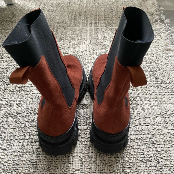 La Fée Maraboutée Suede Leather Boots - Picture 2 of 3